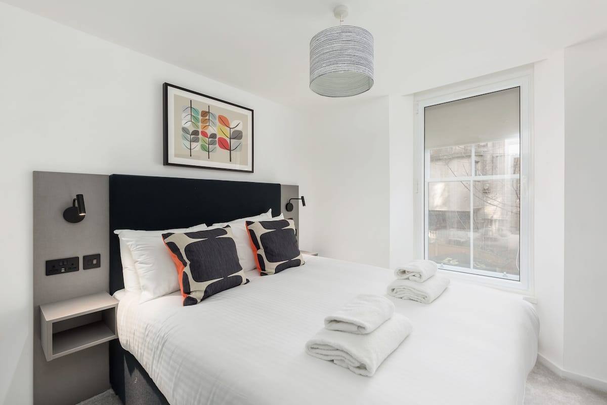 Klassiek appartement | 2 slaapkamers, luxe beddengoed, een kluis op de kamer