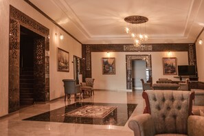 Sitteområde i lobbyen