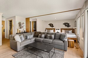 Condo (Lichenhearth 24) | Living area | Fireplace