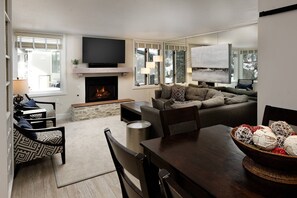 Condo (Tamarack Townhome # 29) | Living area | TV - Tamarack Townhomes by iTrip Aspen Snowmass (Snowmass Village)