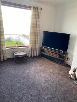 TV connectée, cheminée