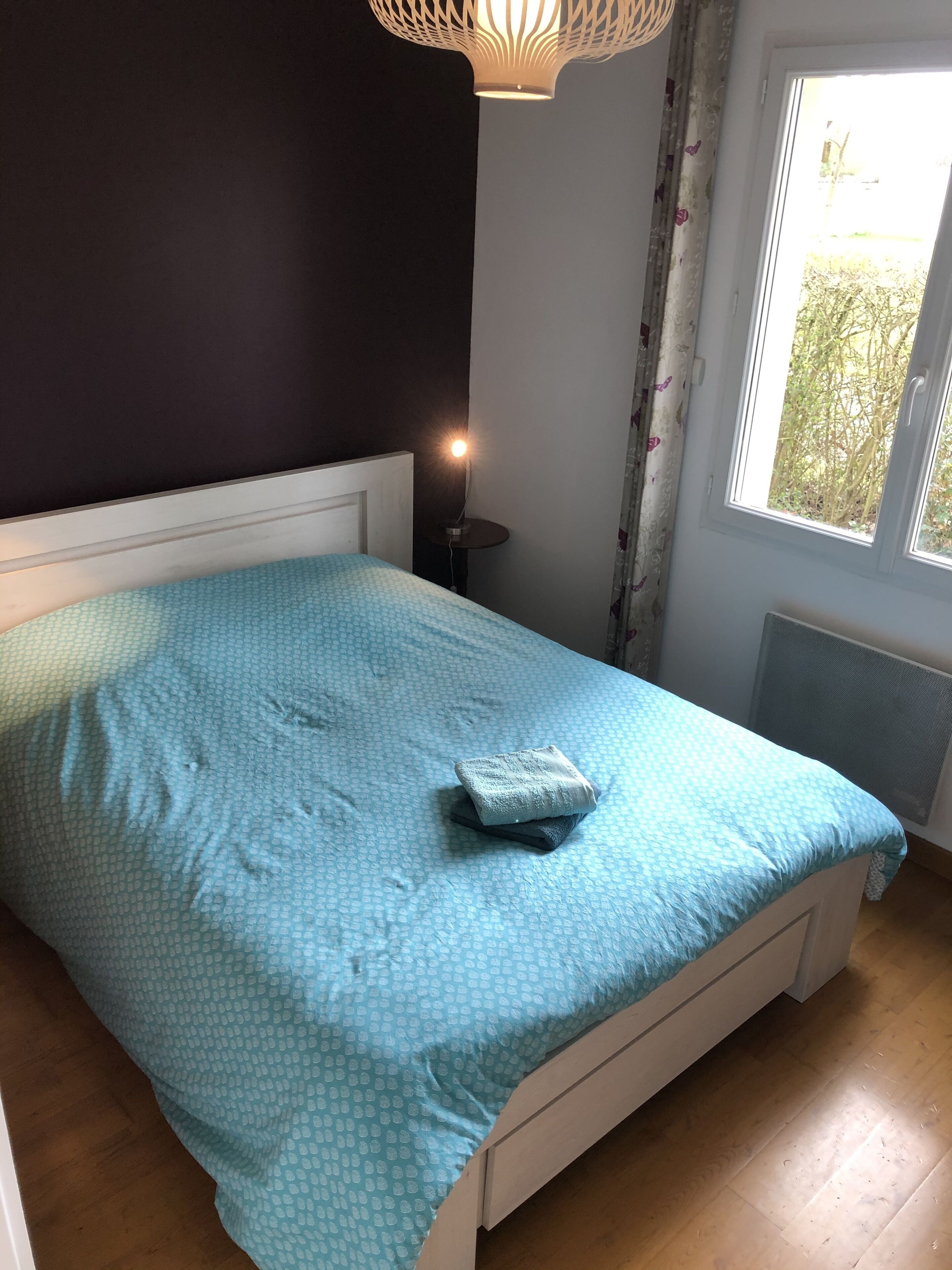 1 bedroom, desk, soundproofing, iron/ironing board