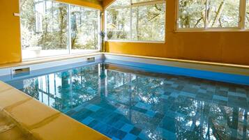Indoor pool, a heated pool