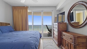 2 bedrooms, iron/ironing board, Internet, bed sheets - Emerald Isle 502 - Front row beach chair service included! Affordable rates! (Panama City Beach)
