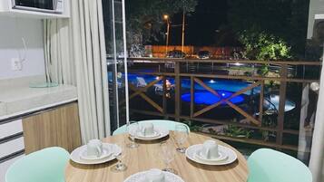 Quarto quádruplo conforto | Cozinha privada | Geladeira, micro-ondas, torradeira, liquidificador