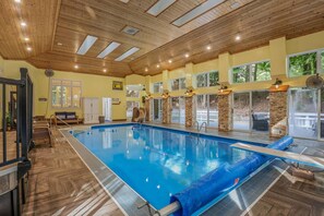 Piscine couverte, piscine chauffée