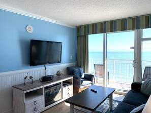 TV, fireplace, stereo