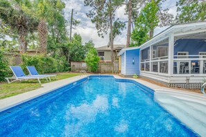 Una piscina climatizada