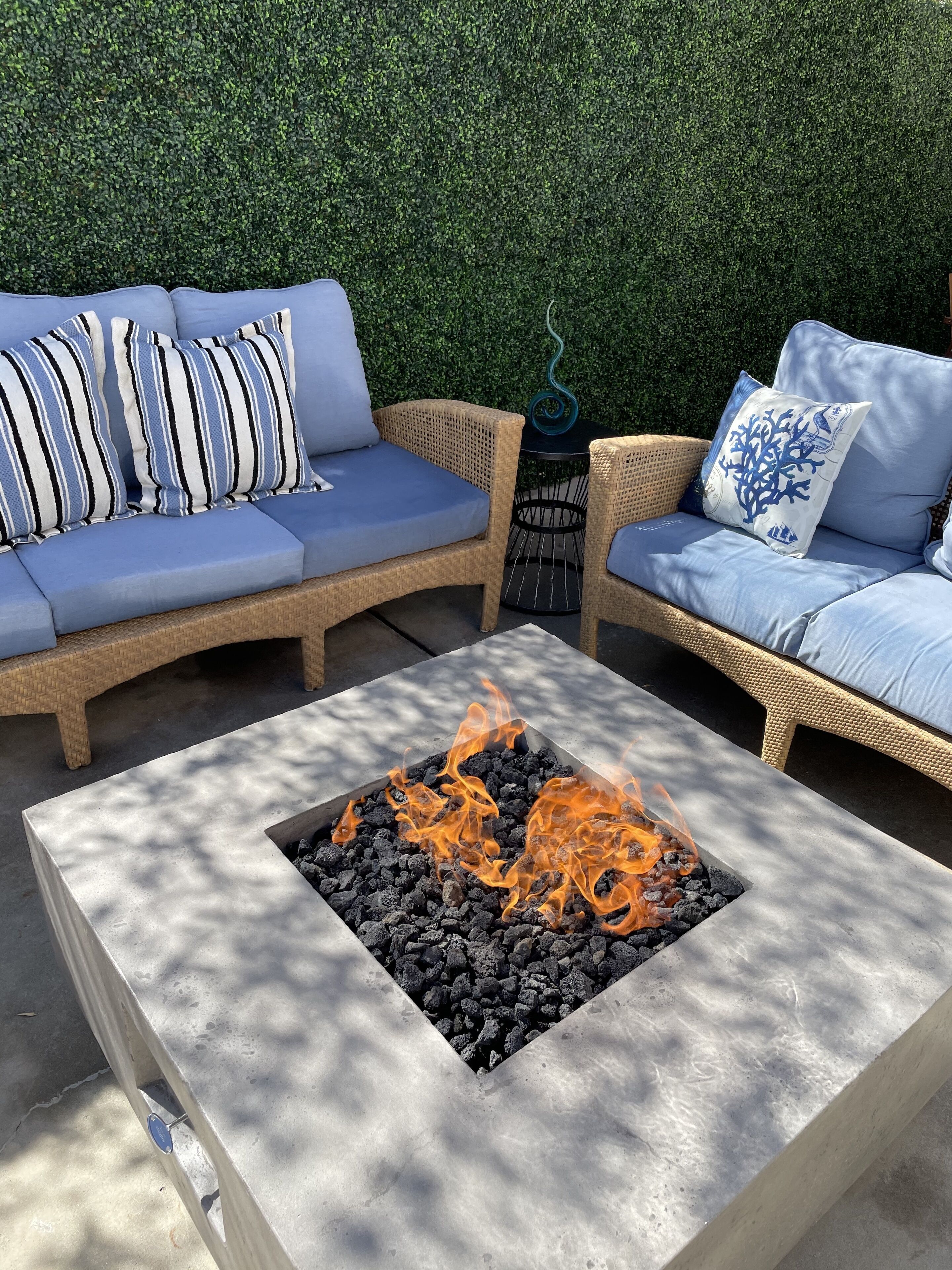 Private backyard with your own firepit