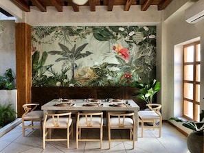 Dining - Casa San Antonio, Designer Villa w / Rooftop Pool. (Cartagena)