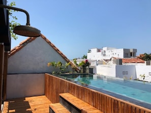 Outdoor pool - Casa San Antonio, Designer Villa w / Rooftop Pool. (Cartagena)