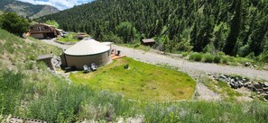 Exterior - Beautiful, scenic yurt in quiet privacy near Yellowstone National Park. (Gardiner)