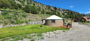 Exterior - Beautiful, scenic yurt in quiet privacy near Yellowstone National Park. (Gardiner)