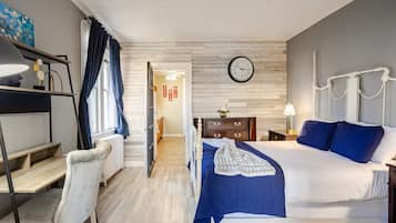 1 slaapkamer, een strijkplank/strijkijzer, wifi, beddengoed