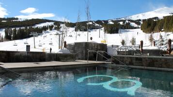 Indoor pool, outdoor pool
