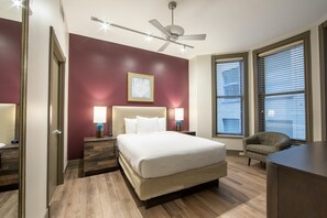 1 dormitorio, caja fuerte, wifi gratis y ropa de cama