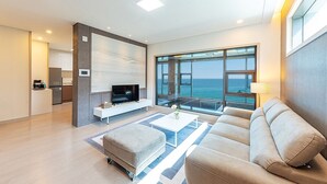 Pool Villa, Ocean View | Living area - Seaport Resort (Yeongdeok)