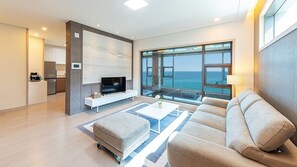 Pool Villa, Ocean View | Living area - Seaport Resort (Yeongdeok)