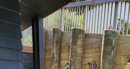 Self contained studio room with private entrance and stunning sea views