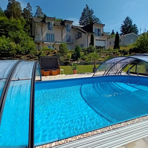 Appartement de vacances "Anita Benz" avec vue sur la montagne, terrasse et jardin