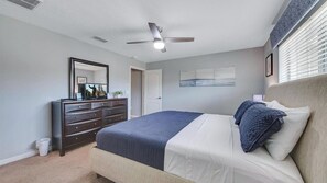 4 bedrooms, desk, iron/ironing board, free WiFi