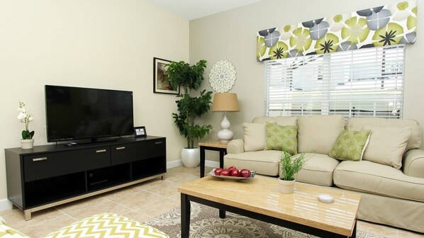 TV, DVD player, table tennis