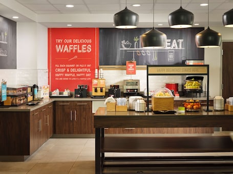 Free daily buffet breakfast . Hampton Inn Pinellas Park St. Petersburg, FL