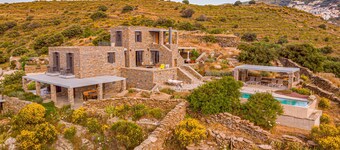 Relaxation in nature with sea and sunset views close to the port