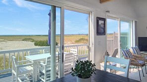 Interior - Waterfront 2BD Cottage: RIGHT ON THE BEACH, Water View, Direct Beach Access, A/C & Exclusive Use Deck (North Truro)