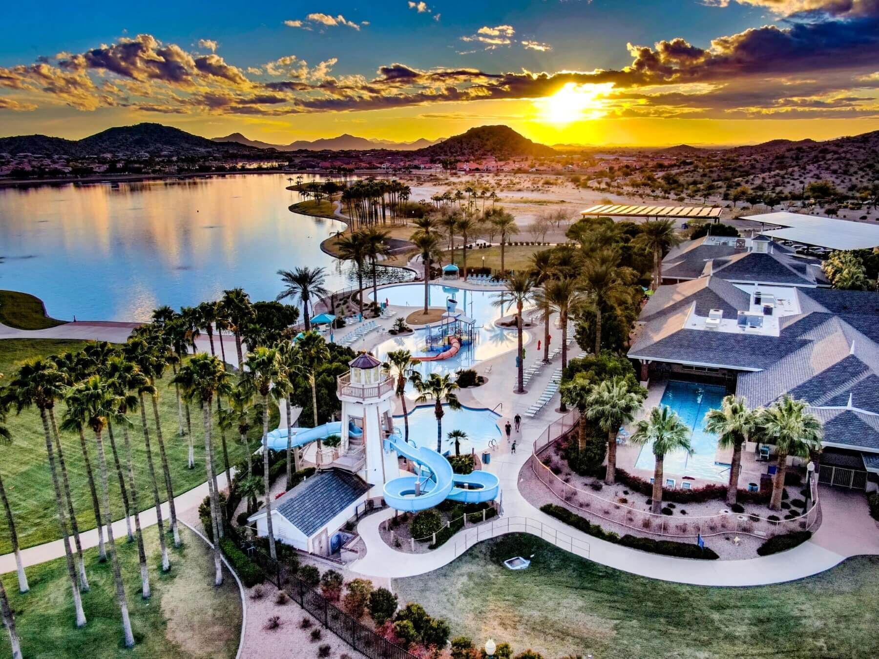 Lakeside pool at Starpoint