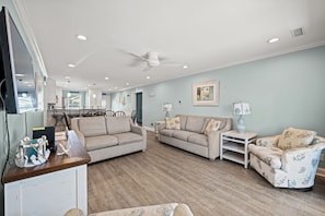 TV, DVD player - Enjoy a Luxury Rental at Salt Life - Private Pool & Ocean View Balcony (North Myrtle Beach)