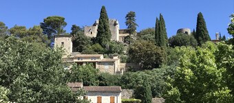 Pretty Mas provençal, private pool, Airco, 5bed (10p), 3bath, Boulodrome, Hammock.