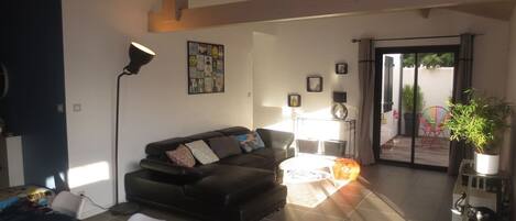 TV, video games, DVD player, table tennis