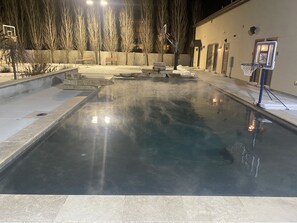 Outdoor pool - The Gracie May Pool house (South Jordan)