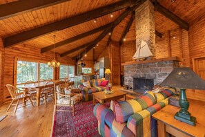 Fernseher, Kamin, Arbeitsbereiche