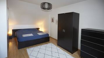 2 間睡房、熨斗/熨衫板、Wi-Fi、床單