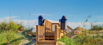 Spacious 3BR Beach Getaway | Steps to Sand | Pool, Bikes & More