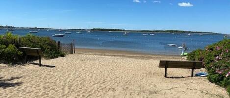 Beach nearby, sun-loungers