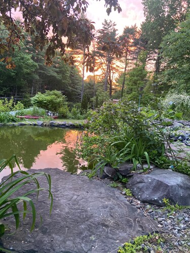 Giant chalet with private lake access. Hot tub. pet friendly. ultimate game room