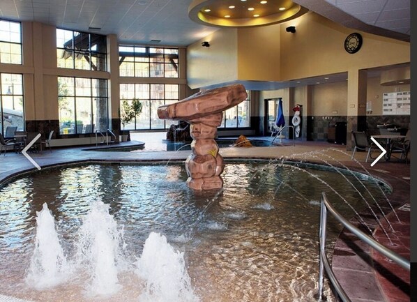 Indoor pool, outdoor pool