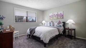 2 bedrooms, iron/ironing board, free WiFi