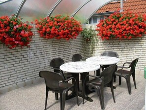 Outdoor dining - Groot Huus Horumersiel OG rear - Groot Huus upper floor for max. 4 persons (Wangerland)