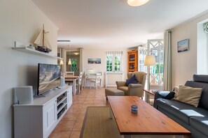 Fernseher, Kamin