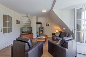 Fernseher, Kamin