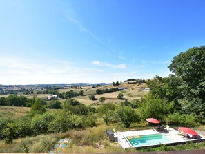 Pool - Mansion in Cuzy with Pool & Forest Views (Cuzy)