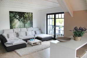 Fernseher, Kamin