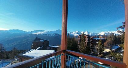 Arcs 1800, immeuble le Vogel, vue Mont-Blanc, 200m des pistes et commerces