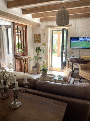 TV, books, music library - Laid Back Luxury in a Stunning Village, Walking Distance to Restaurants (Port-d'Envaux)