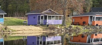 Lakefront Purple Cottage