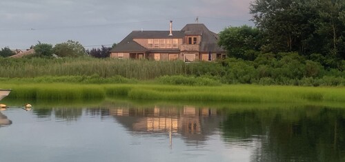 Madaket Home Sunset on Hither Creek